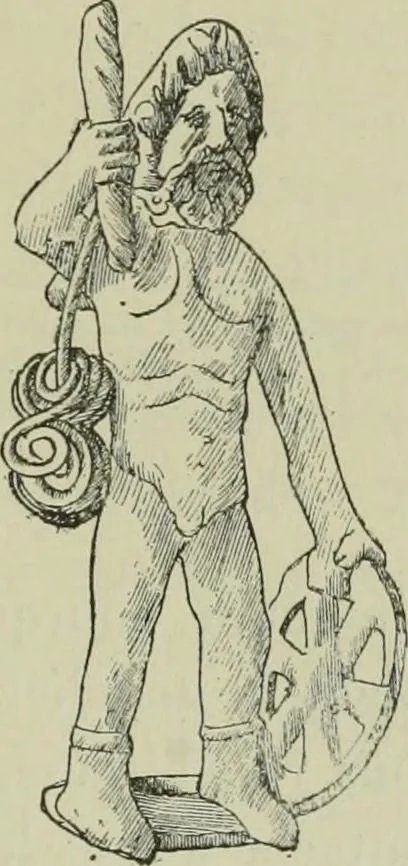 An illustration from La religion des Gaulois : les Druides et la druidisme : leçons professées à l'École du Louvre en 1896, 1897, leaf 250