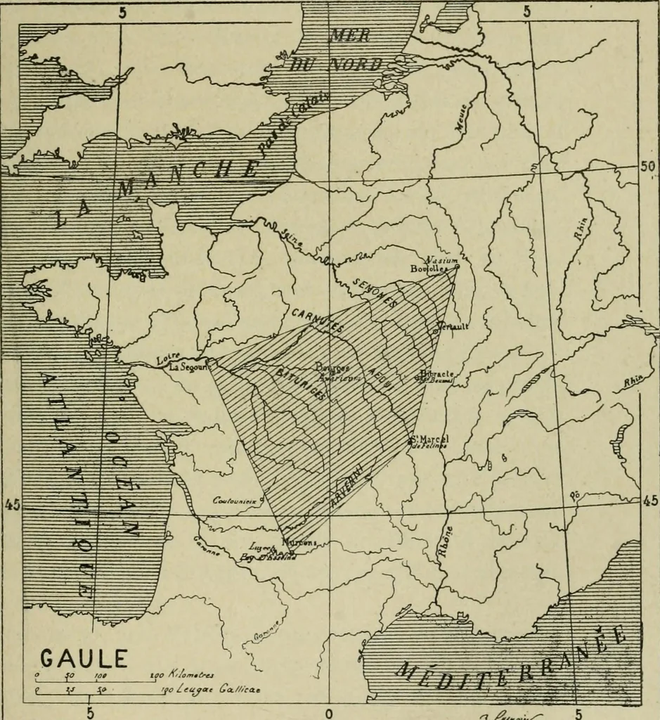 An illustration from La religion des Gaulois : les Druides et la druidisme : leçons professées à l'École du Louvre en 1896, 1897, leaf 310
