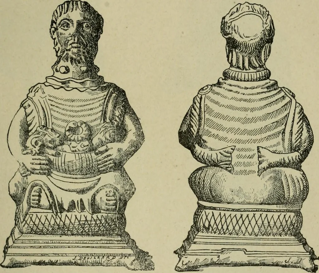 An illustration from La religion des Gaulois : les Druides et la druidisme : leçons professées à l'École du Louvre en 1896, 1897, leaf 386