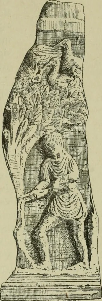 An illustration from La religion des Gaulois : les Druides et la druidisme : leçons professées à l'École du Louvre en 1896, 1897, leaf 424