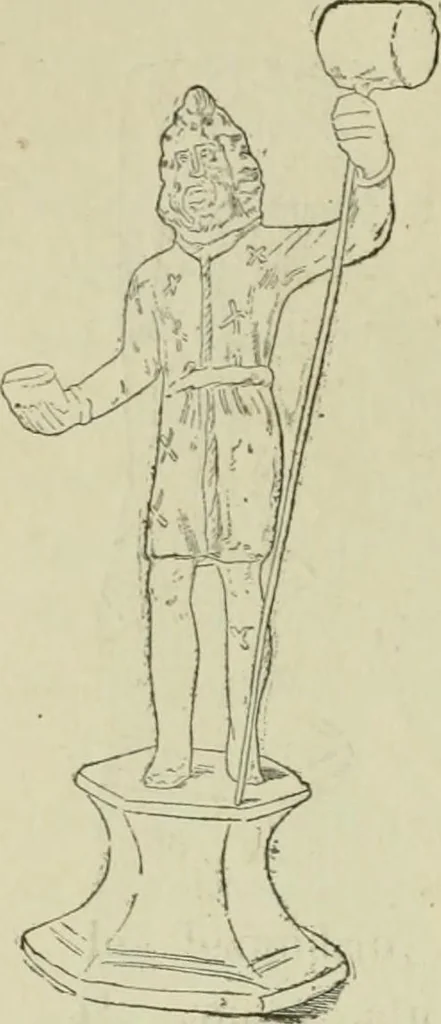 An illustration from La religion des Gaulois : les Druides et la druidisme : leçons professées à l'École du Louvre en 1896, 1897, leaf 425