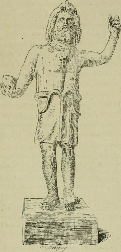 An illustration from La religion des Gaulois : les Druides et la druidisme : leçons professées à l'École du Louvre en 1896, 1897, leaf 426