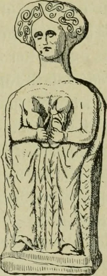 An illustration from La religion des Gaulois : les Druides et la druidisme : leçons professées à l'École du Louvre en 1896, 1897, leaf 428