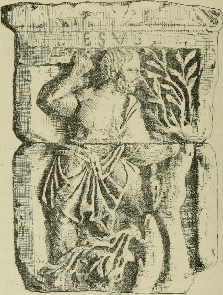 An illustration from La religion des Gaulois : les Druides et la druidisme : leçons professées à l'École du Louvre en 1896, 1897, leaf 431