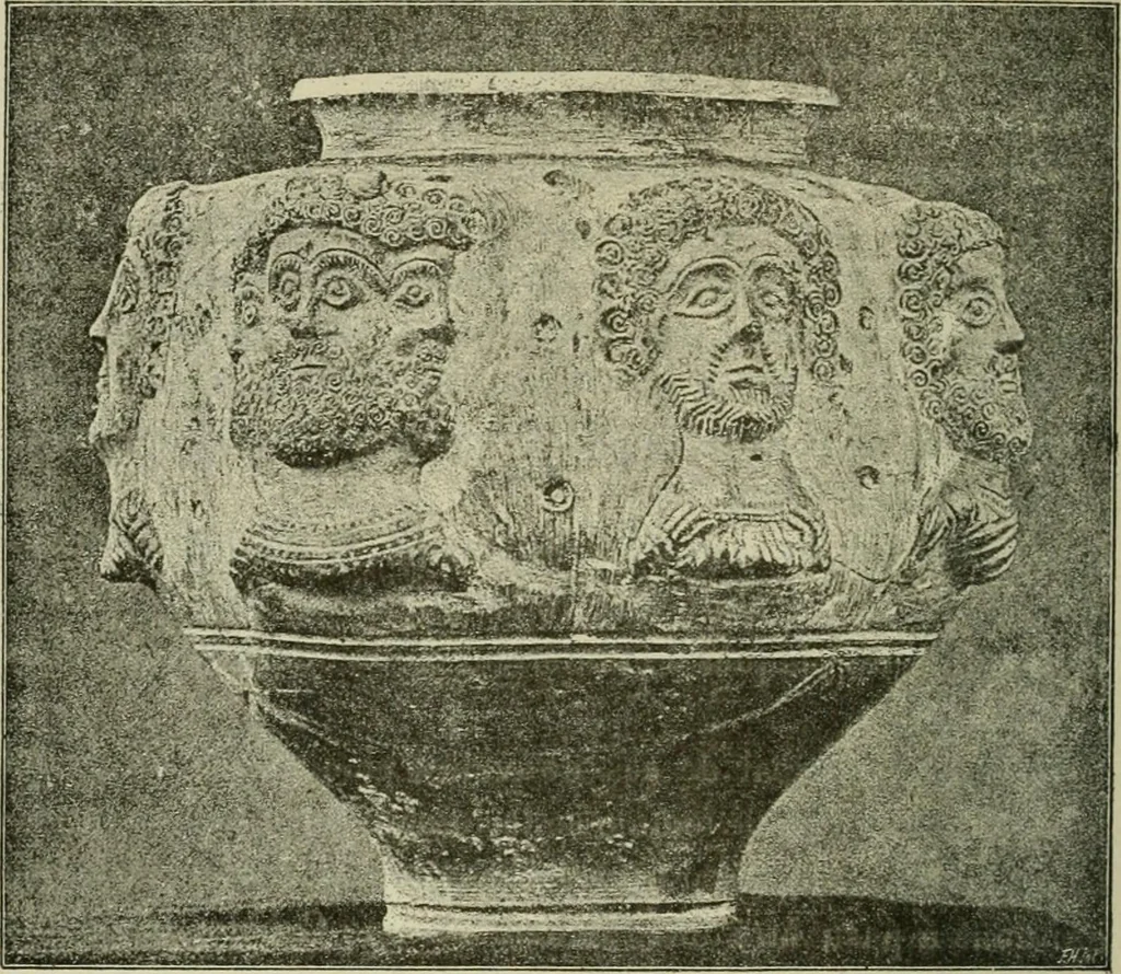 An illustration from La religion des Gaulois : les Druides et la druidisme : leçons professées à l'École du Louvre en 1896, 1897, leaf 445
