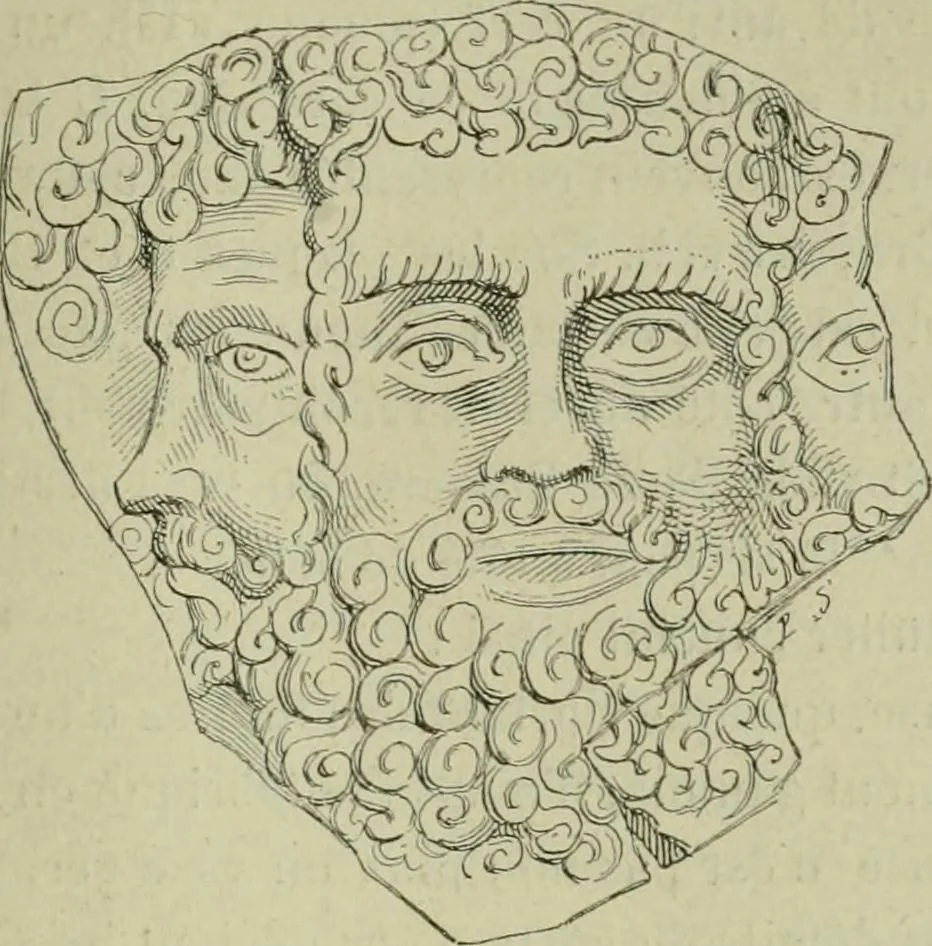 An illustration from La religion des Gaulois : les Druides et la druidisme : leçons professées à l'École du Louvre en 1896, 1897, leaf 446