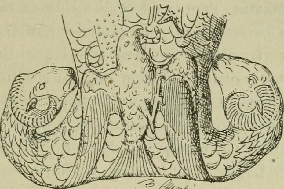 An illustration from La religion des Gaulois : les Druides et la druidisme : leçons professées à l'École du Louvre en 1896, 1897, leaf 450