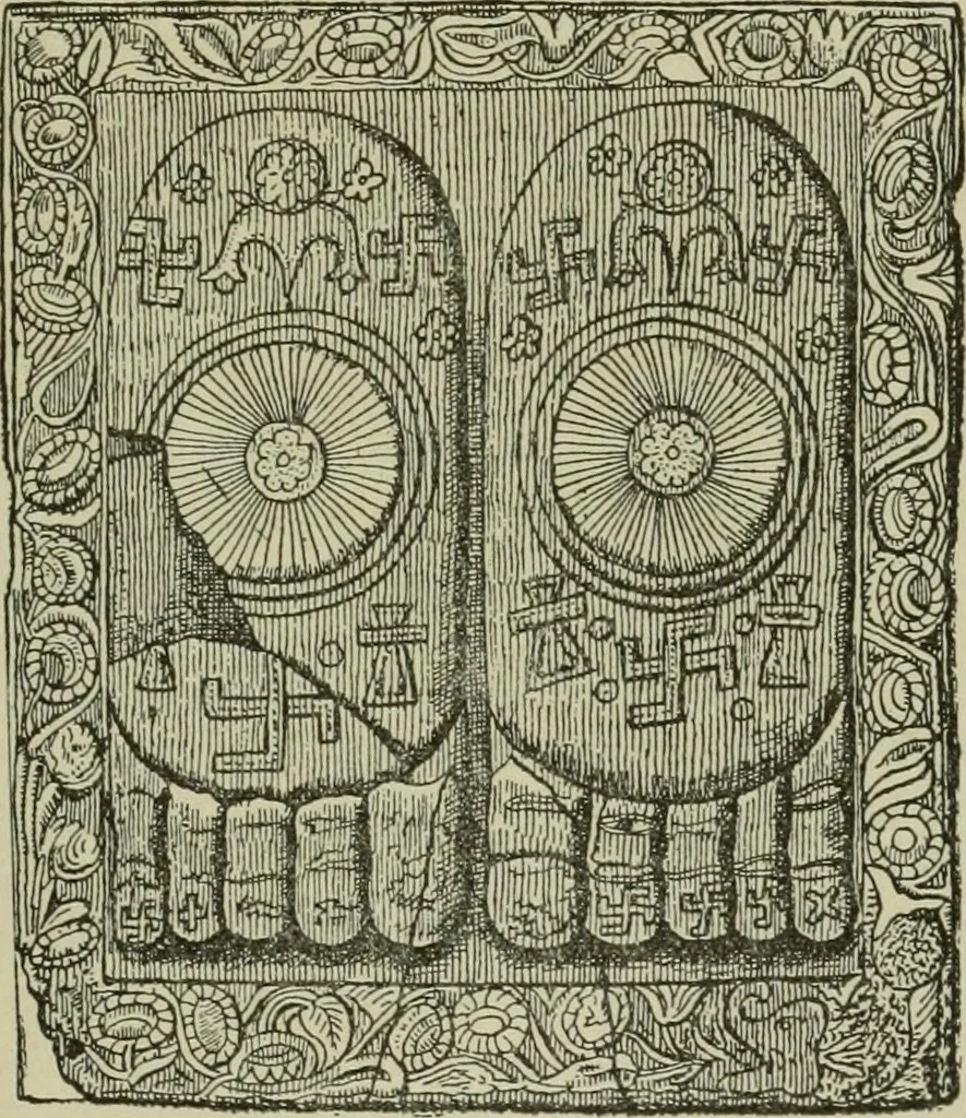 An illustration from La religion des Gaulois : les Druides et la druidisme : leçons professées à l'École du Louvre en 1896, 1897, leaf 466