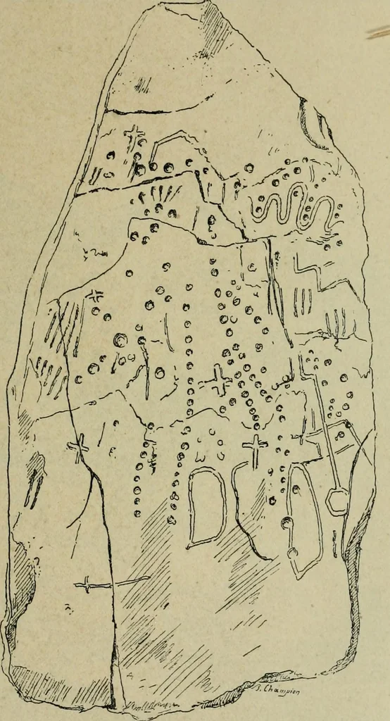 An illustration from La religion des Gaulois : les Druides et la druidisme : leçons professées à l'École du Louvre en 1896, 1897, leaf 84
