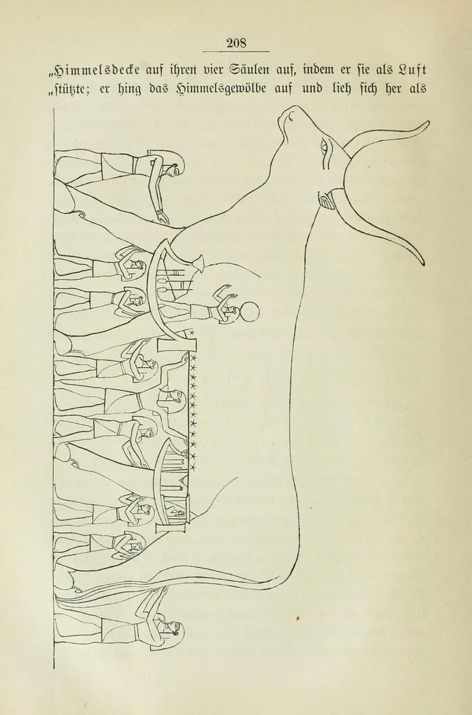 An illustration from Religion und Mythologie der alten Aegypter : nach den Denkmälern, 1890, leaf 238