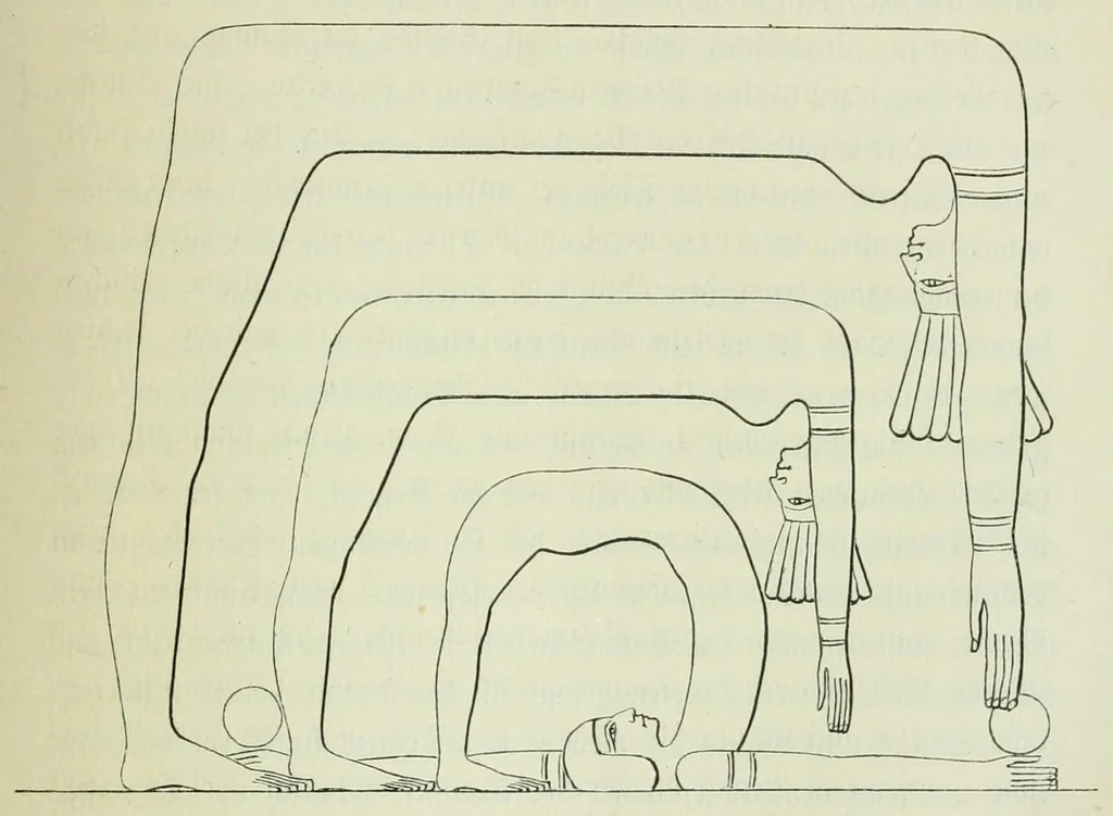 An illustration from Religion und Mythologie der alten Aegypter : nach den Denkmälern, 1890, leaf 241