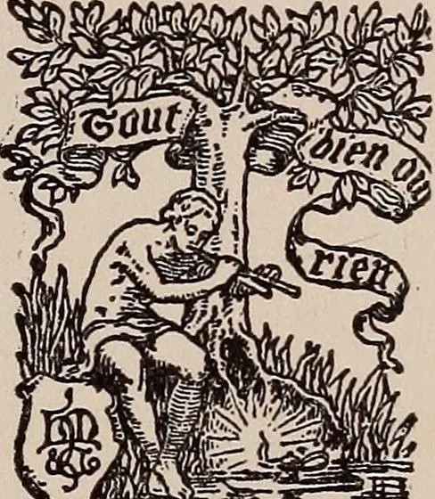 An illustration from Religio pictoris, 1899, leaf 4