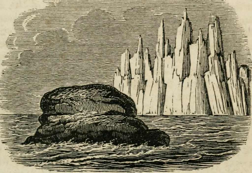 An illustration from Religious allegories : being a series of emblematic engravings, with written explanations, miscellaneous observations, and religious reflections, designed to illustrate divine truth, in accordance with the cardinal principles of Christianity, 1848, leaf 14