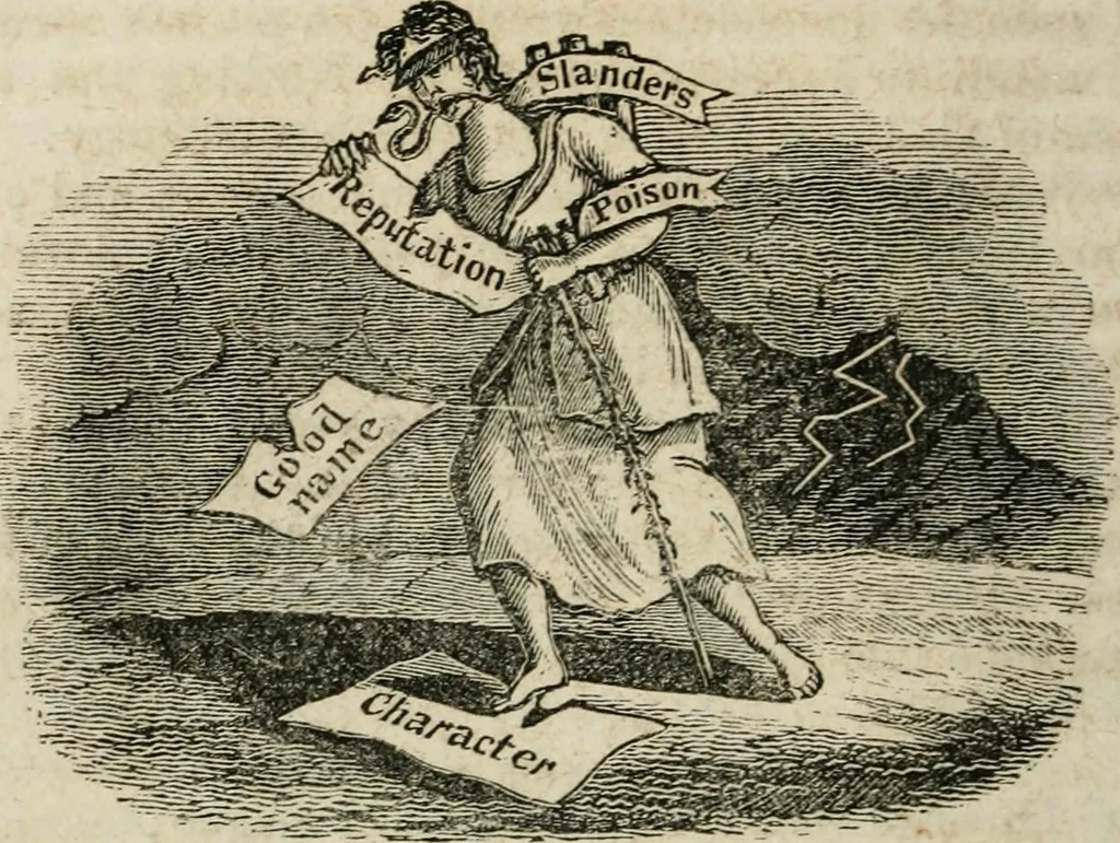 An illustration from Religious allegories : being a series of emblematic engravings, with written explanations, miscellaneous observations, and religious reflections, designed to illustrate divine truth, in accordance with the cardinal principles of Christianity, 1848, leaf 89