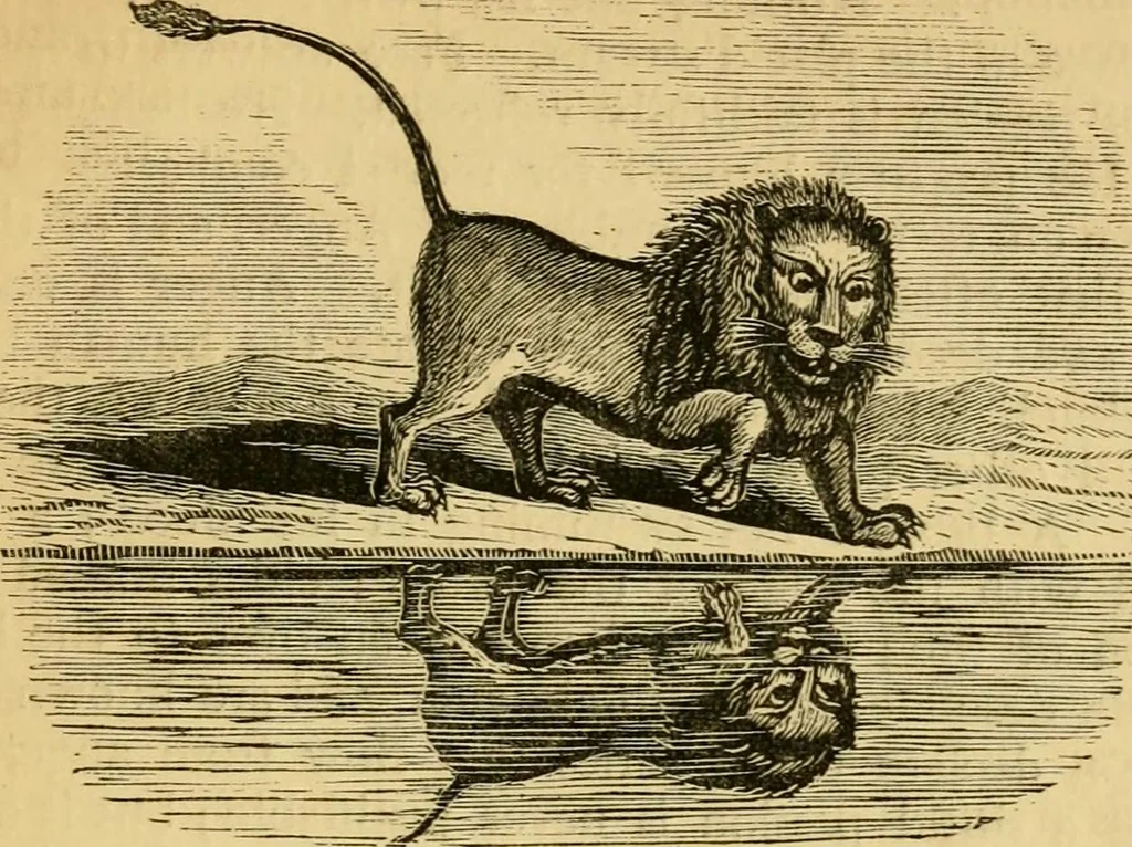 An illustration from Religious emblems and allegories : a series of engravings, with suitable letter-press, designed to illustrate divine truth, 1868, leaf 104