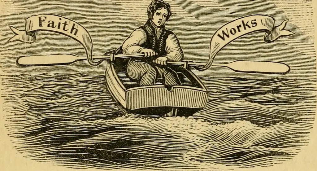 An illustration from Religious emblems and allegories : a series of engravings, with suitable letter-press, designed to illustrate divine truth, 1868, leaf 114