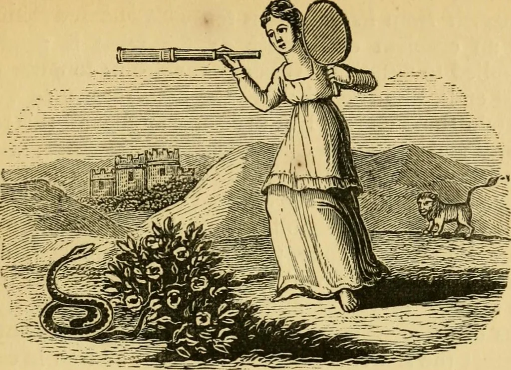 An illustration from Religious emblems and allegories : a series of engravings, with suitable letter-press, designed to illustrate divine truth, 1868, leaf 130