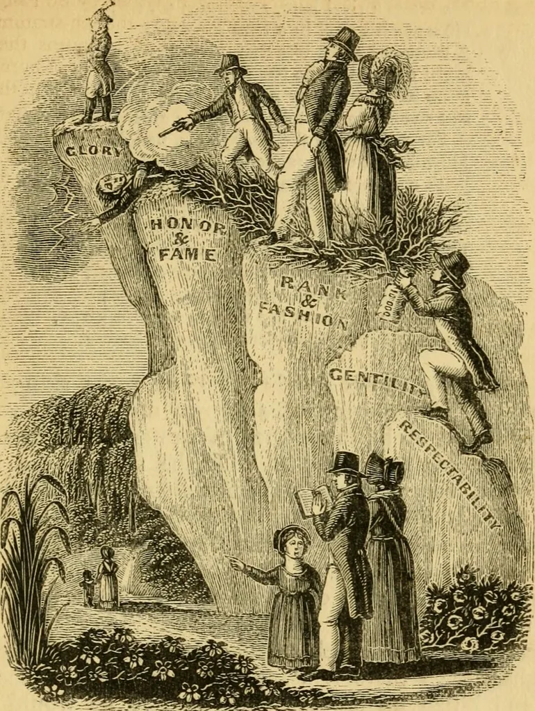 An illustration from Religious emblems and allegories : a series of engravings, with suitable letter-press, designed to illustrate divine truth, 1868, leaf 160