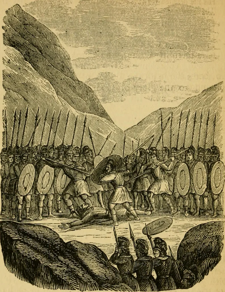 An illustration from Religious emblems and allegories : a series of engravings, with suitable letter-press, designed to illustrate divine truth, 1868, leaf 165