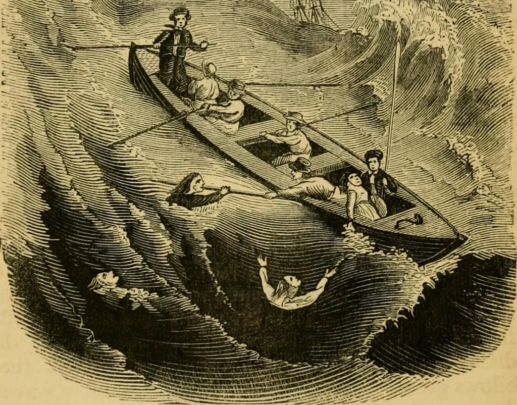 An illustration from Religious emblems and allegories : a series of engravings, with suitable letter-press, designed to illustrate divine truth, 1868, leaf 175