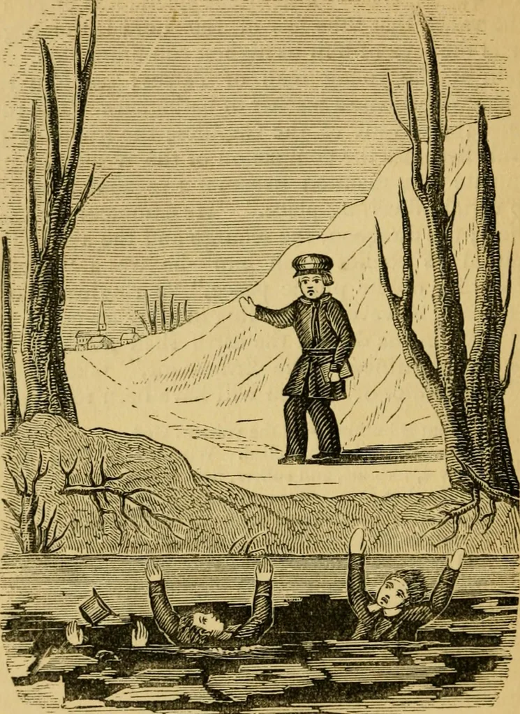 An illustration from Religious emblems and allegories : a series of engravings, with suitable letter-press, designed to illustrate divine truth, 1868, leaf 185