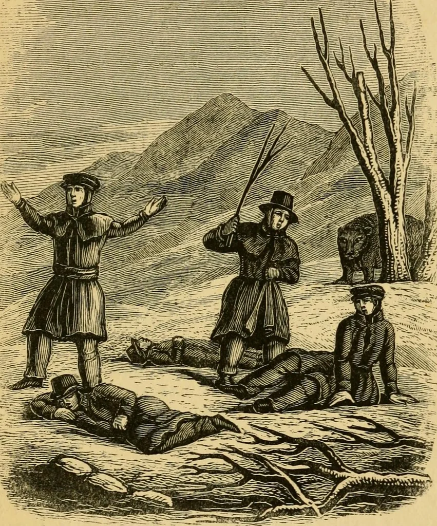 An illustration from Religious emblems and allegories : a series of engravings, with suitable letter-press, designed to illustrate divine truth, 1868, leaf 210