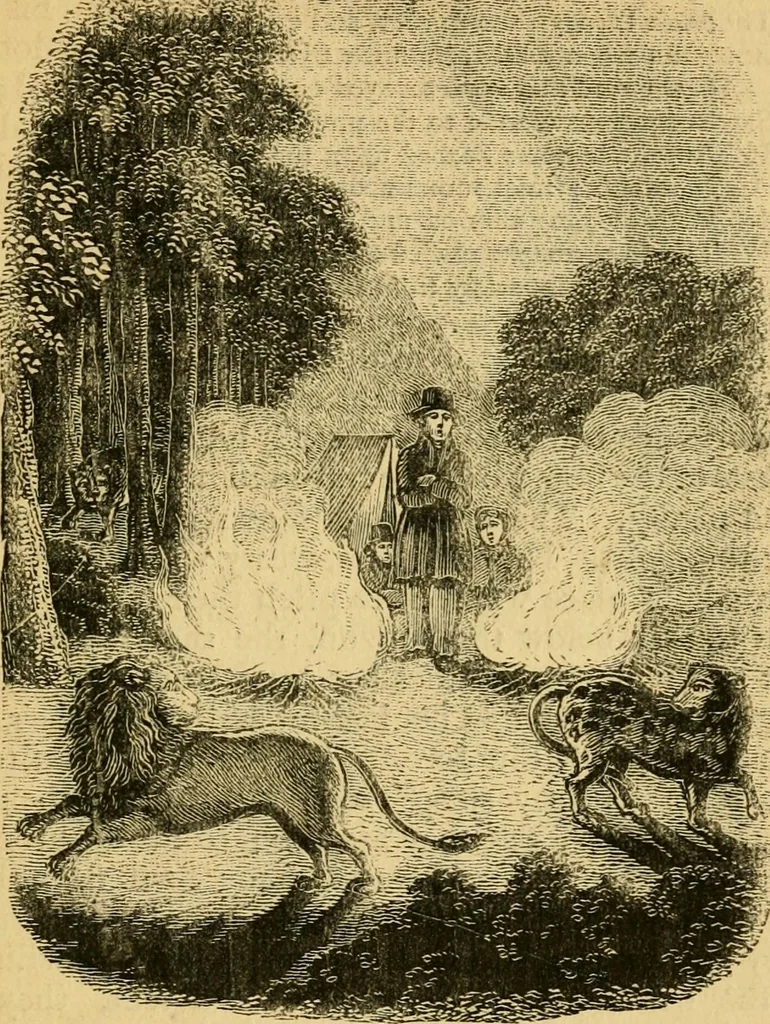 An illustration from Religious emblems and allegories : a series of engravings, with suitable letter-press, designed to illustrate divine truth, 1868, leaf 214