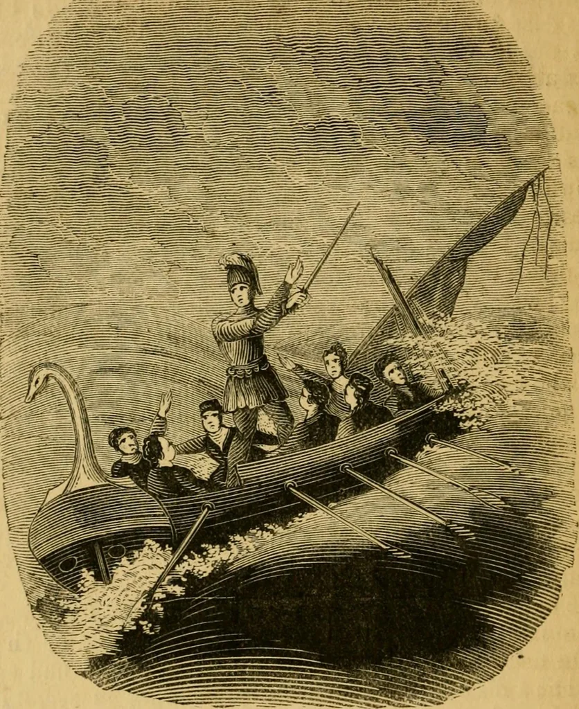 An illustration from Religious emblems and allegories : a series of engravings, with suitable letter-press, designed to illustrate divine truth, 1868, leaf 237