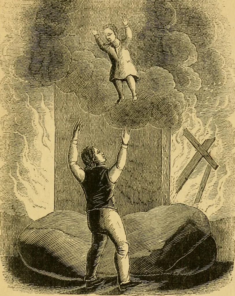 An illustration from Religious emblems and allegories : a series of engravings, with suitable letter-press, designed to illustrate divine truth, 1868, leaf 242