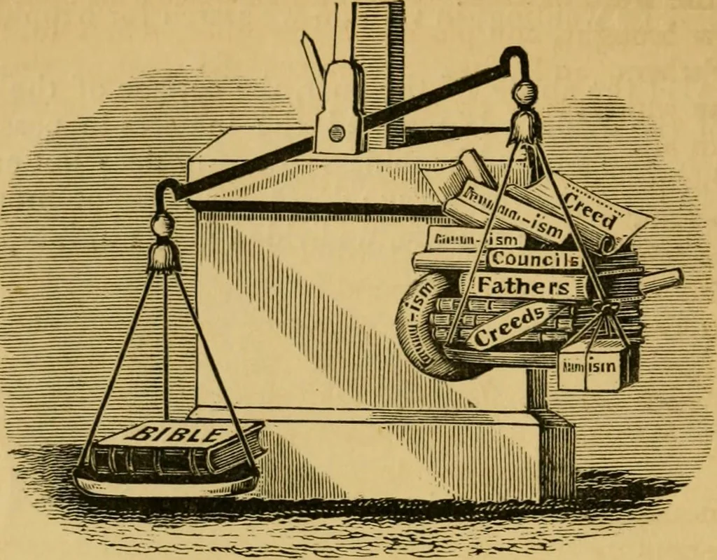 An illustration from Religious emblems and allegories : a series of engravings, with suitable letter-press, designed to illustrate divine truth, 1868, leaf 29