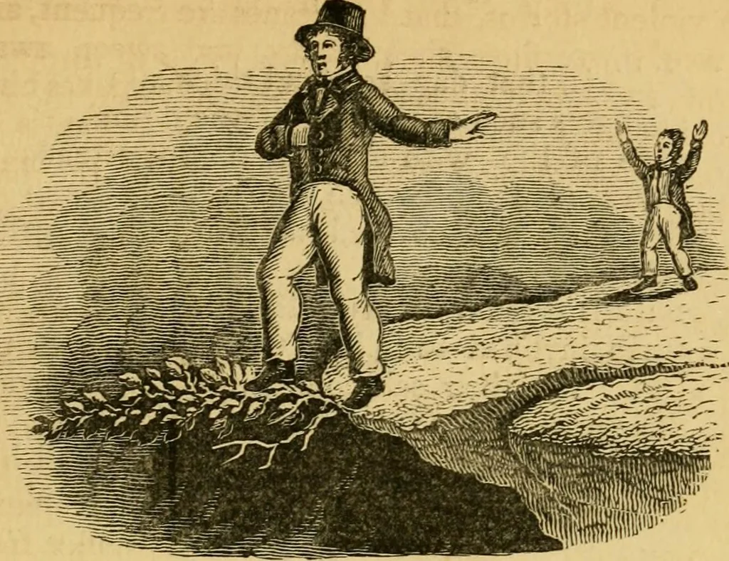 An illustration from Religious emblems and allegories : a series of engravings, with suitable letter-press, designed to illustrate divine truth, 1868, leaf 46