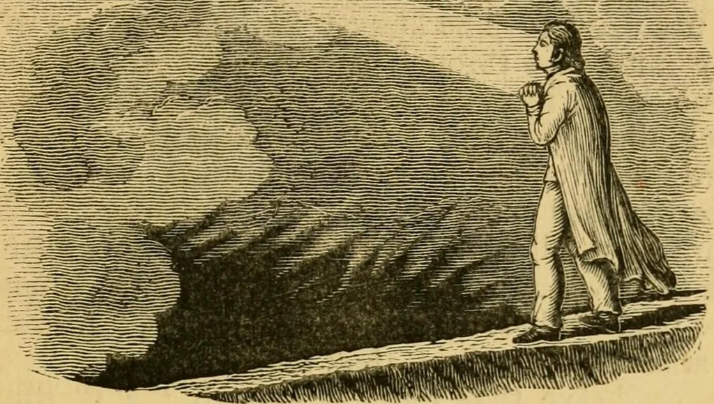 An illustration from Religious emblems and allegories : a series of engravings, with suitable letter-press, designed to illustrate divine truth, 1868, leaf 50