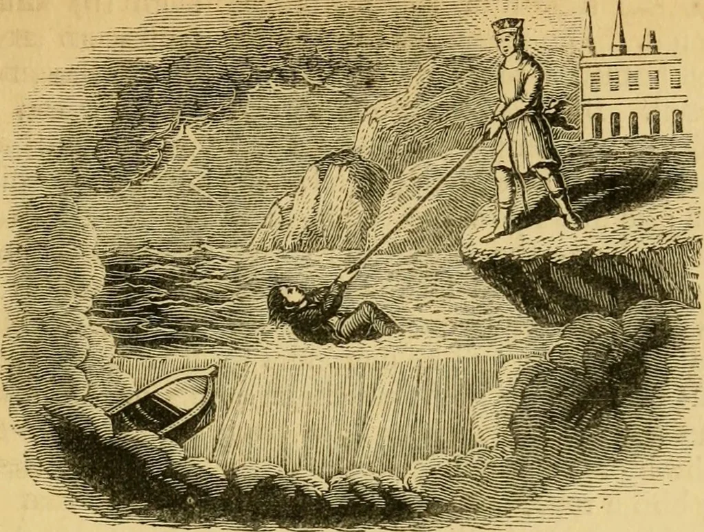 An illustration from Religious emblems and allegories : a series of engravings, with suitable letter-press, designed to illustrate divine truth, 1868, leaf 64