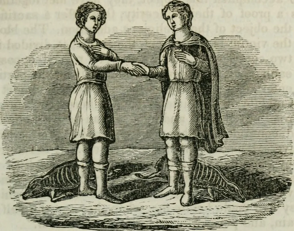 An illustration from Religious emblems : being a series of emblematic engravings, with written explanations, miscellaneous observations and religious reflections, designed to illustrate divine truth, in accordance with the cardinal principles of Christianity ; Religious allegories : being a series of emblematic engravings, with written explanations, miscellaneous observations, and religious reflections, designed to illustrate divine truth, in accordance with the cardinal principles of Christianity, 1851, leaf 108