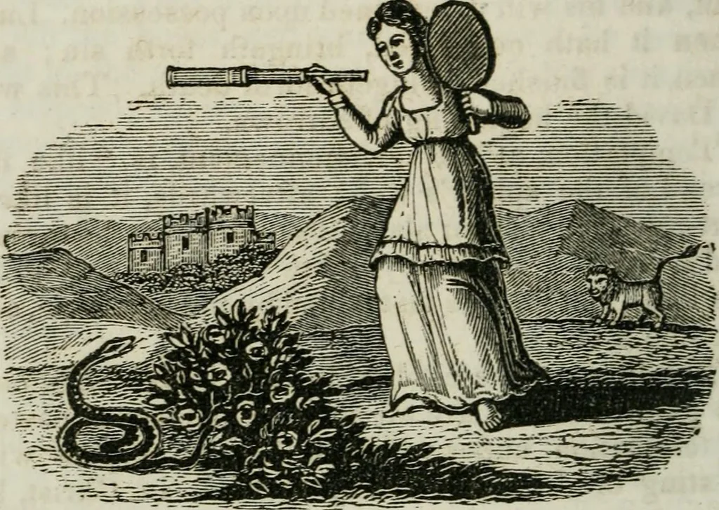 An illustration from Religious emblems : being a series of emblematic engravings, with written explanations, miscellaneous observations and religious reflections, designed to illustrate divine truth, in accordance with the cardinal principles of Christianity ; Religious allegories : being a series of emblematic engravings, with written explanations, miscellaneous observations, and religious reflections, designed to illustrate divine truth, in accordance with the cardinal principles of Christianity, 1851, leaf 159