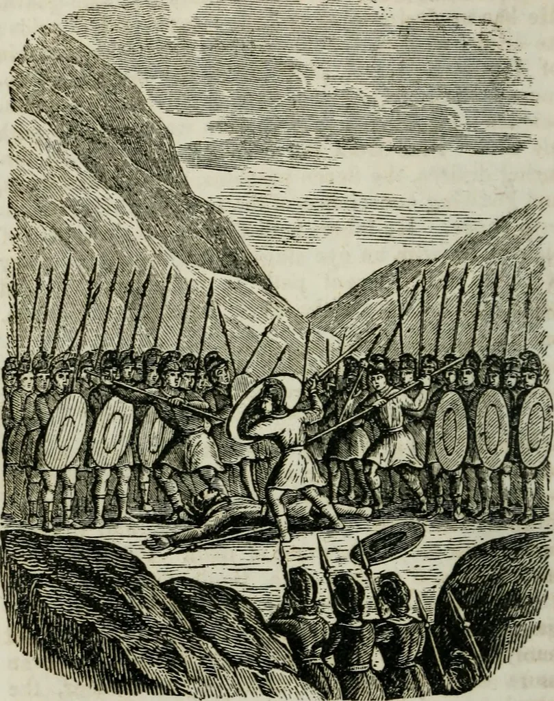 An illustration from Religious emblems : being a series of emblematic engravings, with written explanations, miscellaneous observations and religious reflections, designed to illustrate divine truth, in accordance with the cardinal principles of Christianity ; Religious allegories : being a series of emblematic engravings, with written explanations, miscellaneous observations, and religious reflections, designed to illustrate divine truth, in accordance with the cardinal principles of Christianity, 1851, leaf 207