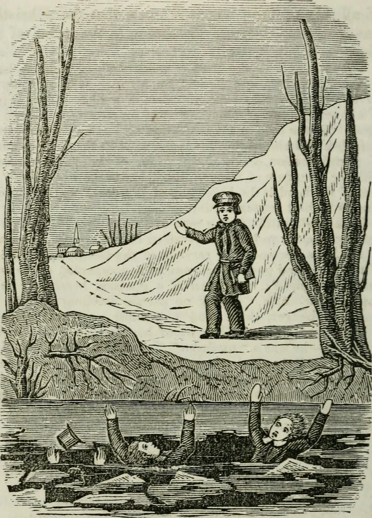 An illustration from Religious emblems : being a series of emblematic engravings, with written explanations, miscellaneous observations and religious reflections, designed to illustrate divine truth, in accordance with the cardinal principles of Christianity ; Religious allegories : being a series of emblematic engravings, with written explanations, miscellaneous observations, and religious reflections, designed to illustrate divine truth, in accordance with the cardinal principles of Christianity, 1851, leaf 231