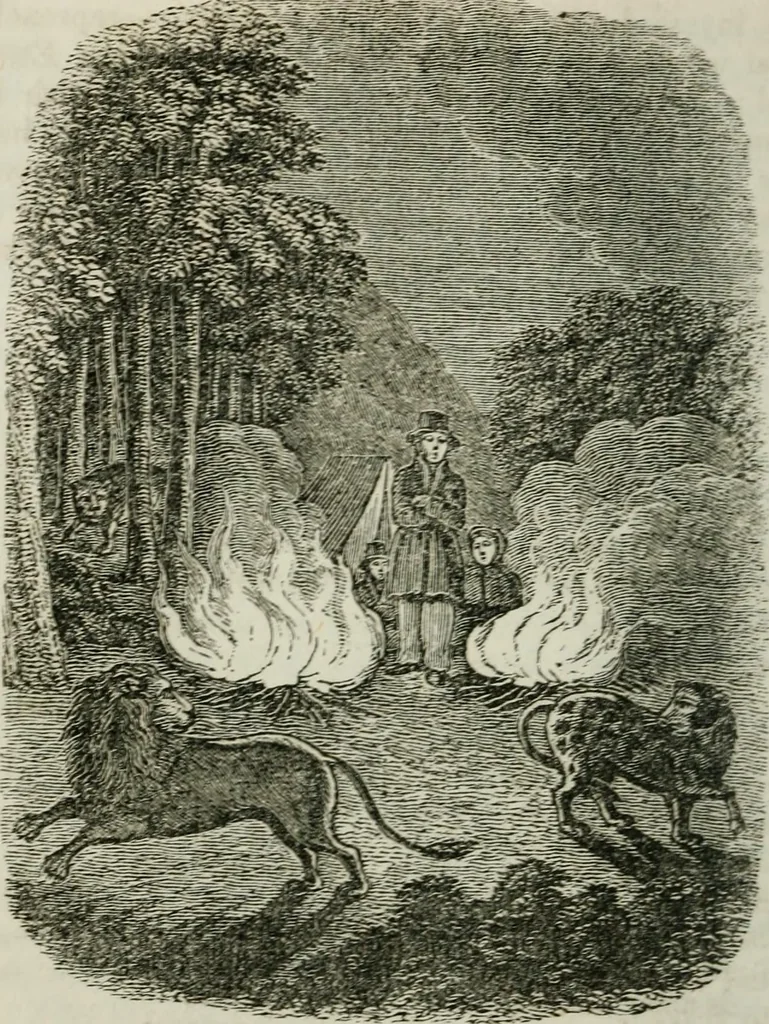 An illustration from Religious emblems : being a series of emblematic engravings, with written explanations, miscellaneous observations and religious reflections, designed to illustrate divine truth, in accordance with the cardinal principles of Christianity ; Religious allegories : being a series of emblematic engravings, with written explanations, miscellaneous observations, and religious reflections, designed to illustrate divine truth, in accordance with the cardinal principles of Christianity, 1851, leaf 267