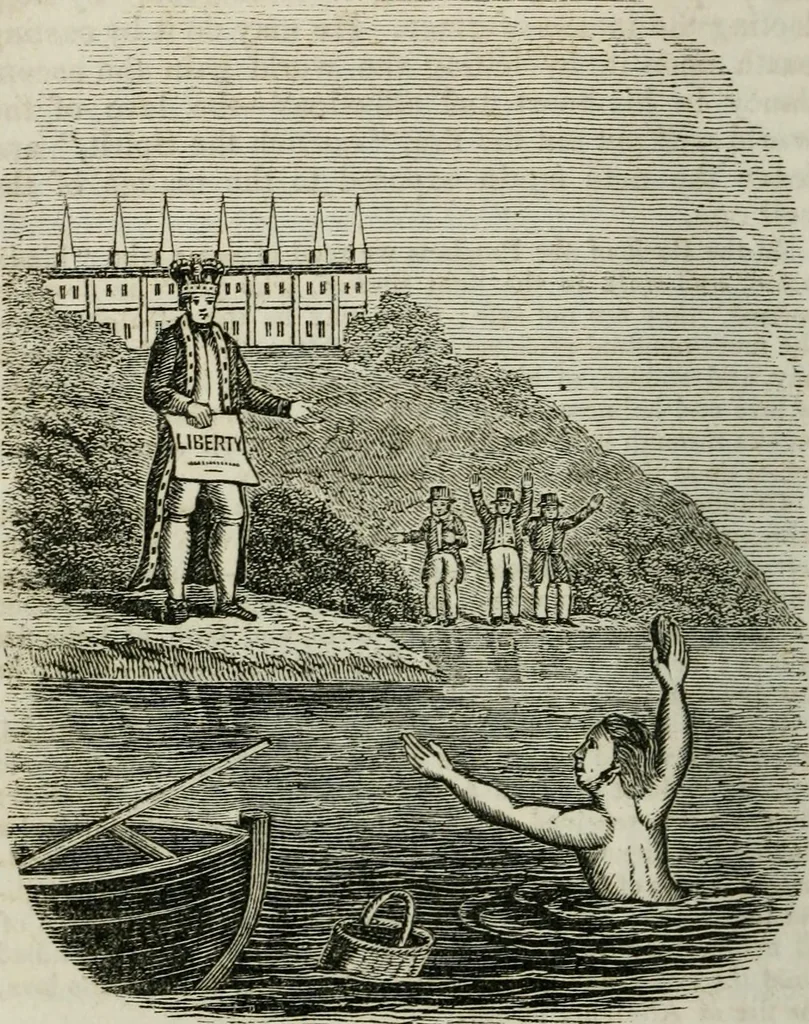 An illustration from Religious emblems : being a series of emblematic engravings, with written explanations, miscellaneous observations and religious reflections, designed to illustrate divine truth, in accordance with the cardinal principles of Christianity ; Religious allegories : being a series of emblematic engravings, with written explanations, miscellaneous observations, and religious reflections, designed to illustrate divine truth, in accordance with the cardinal principles of Christianity, 1851, leaf 273