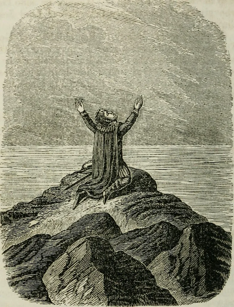 An illustration from Religious emblems : being a series of emblematic engravings, with written explanations, miscellaneous observations and religious reflections, designed to illustrate divine truth, in accordance with the cardinal principles of Christianity ; Religious allegories : being a series of emblematic engravings, with written explanations, miscellaneous observations, and religious reflections, designed to illustrate divine truth, in accordance with the cardinal principles of Christianity, 1851, leaf 279