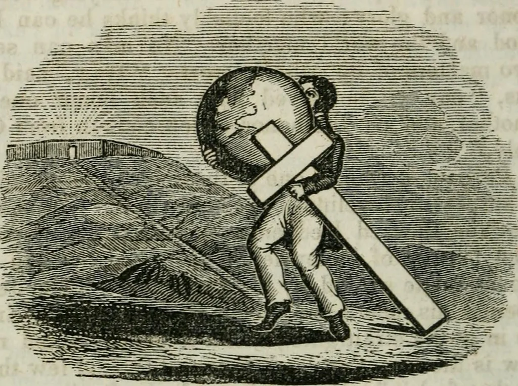 An illustration from Religious emblems : being a series of emblematic engravings, with written explanations, miscellaneous observations and religious reflections, designed to illustrate divine truth, in accordance with the cardinal principles of Christianity ; Religious allegories : being a series of emblematic engravings, with written explanations, miscellaneous observations, and religious reflections, designed to illustrate divine truth, in accordance with the cardinal principles of Christianity, 1851, leaf 45
