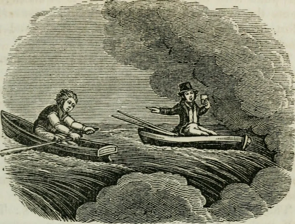 An illustration from Religious emblems : being a series of emblematic engravings, with written explanations, miscellaneous observations and religious reflections, designed to illustrate divine truth, in accordance with the cardinal principles of Christianity ; Religious allegories : being a series of emblematic engravings, with written explanations, miscellaneous observations, and religious reflections, designed to illustrate divine truth, in accordance with the cardinal principles of Christianity, 1851, leaf 72