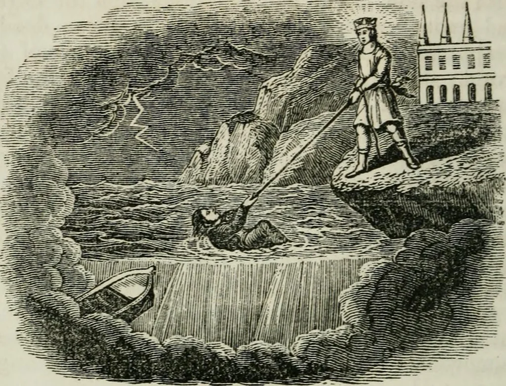 An illustration from Religious emblems : being a series of emblematic engravings, with written explanations, miscellaneous observations and religious reflections, designed to illustrate divine truth, in accordance with the cardinal principles of Christianity ; Religious allegories : being a series of emblematic engravings, with written explanations, miscellaneous observations, and religious reflections, designed to illustrate divine truth, in accordance with the cardinal principles of Christianity, 1851, leaf 75