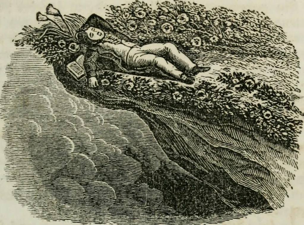 An illustration from Religious emblems : being a series of emblematic engravings, with written explanations, miscellaneous observations and religious reflections, designed to illustrate divine truth, in accordance with the cardinal principles of Christianity ; Religious allegories : being a series of emblematic engravings, with written explanations, miscellaneous observations, and religious reflections, designed to illustrate divine truth, in accordance with the cardinal principles of Christianity, 1851, leaf 90