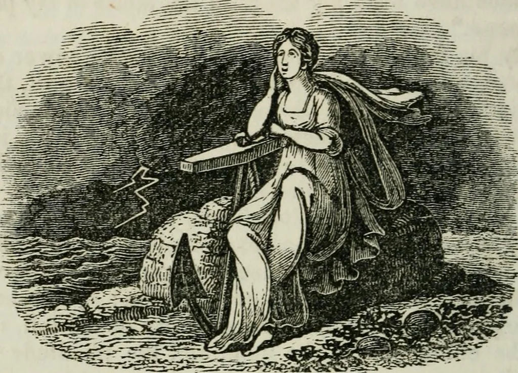 An illustration from Religious emblems : being a series of emblematic engravings, with written explanations, miscellaneous observations and religious reflections, designed to illustrate divine truth, in accordance with the cardinal principles of Christianity ; Religious allegories : being a series of emblematic engravings, with written explanations, miscellaneous observations, and religious reflections, designed to illustrate divine truth, in accordance with the cardinal principles of Christianity, 1851, leaf 99