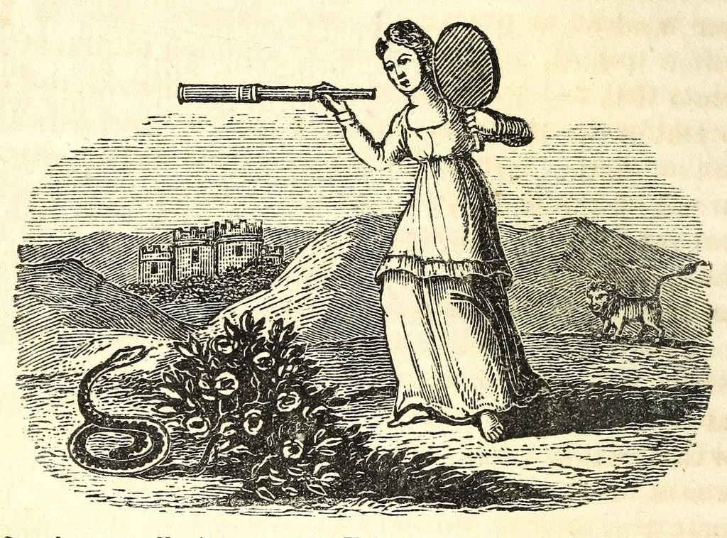 An illustration from Religious emblems : being a series of emblematic engravings, with written explanations, miscellaneous observations and religious reflections, designed to illustrate divine truth, in accordance with the cardinal principles of Christianity, 1850, leaf 170