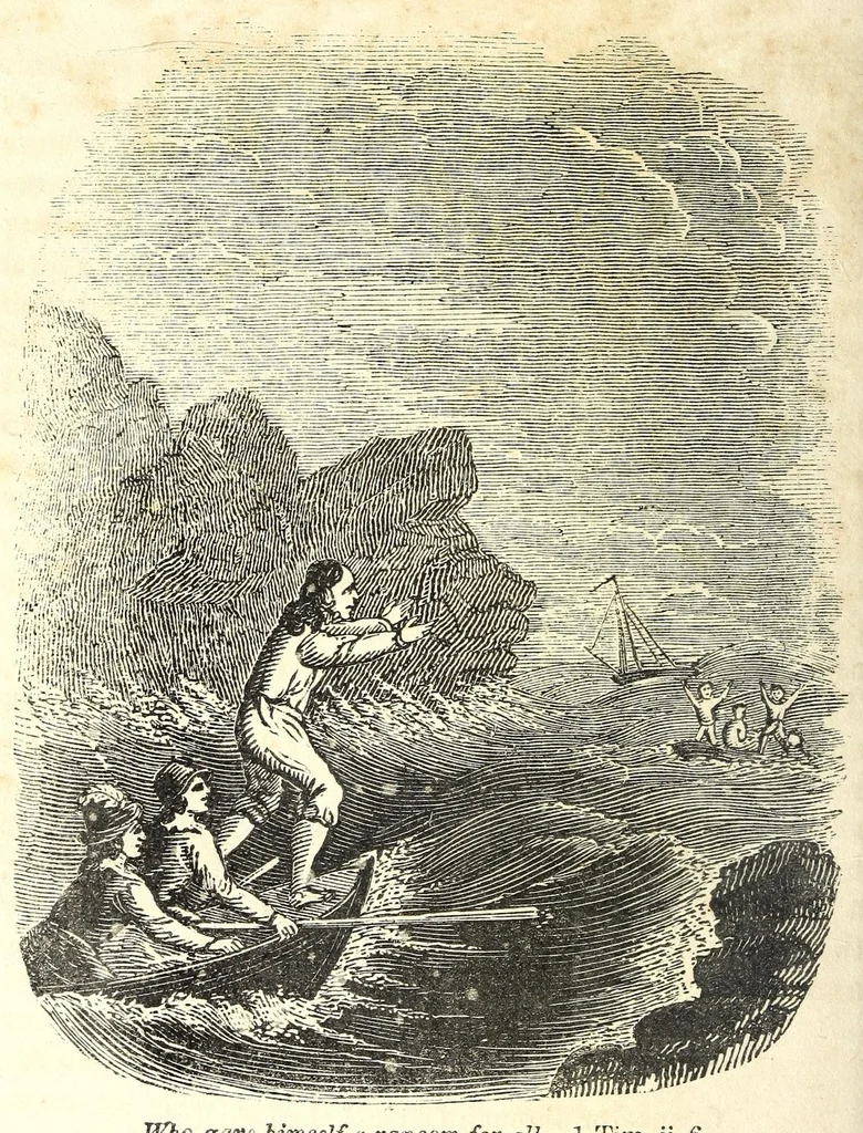 An illustration from Religious emblems : being a series of emblematic engravings, with written explanations, miscellaneous observations and religious reflections, designed to illustrate divine truth, in accordance with the cardinal principles of Christianity, 1850, leaf 268