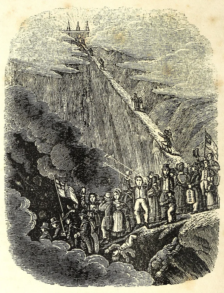 An illustration from Religious emblems : being a series of emblematic engravings, with written explanations, miscellaneous observations and religious reflections, designed to illustrate divine truth, in accordance with the cardinal principles of Christianity, 1850, leaf 322
