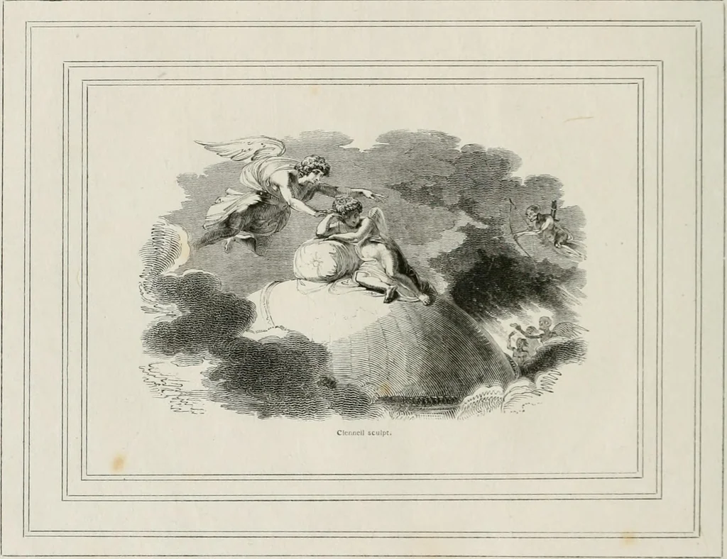 An illustration from Religious emblems : being a series of engravings on wood, executed by the first artists of that line, from designs drawn on the blocks themselves, 1809, leaf 25