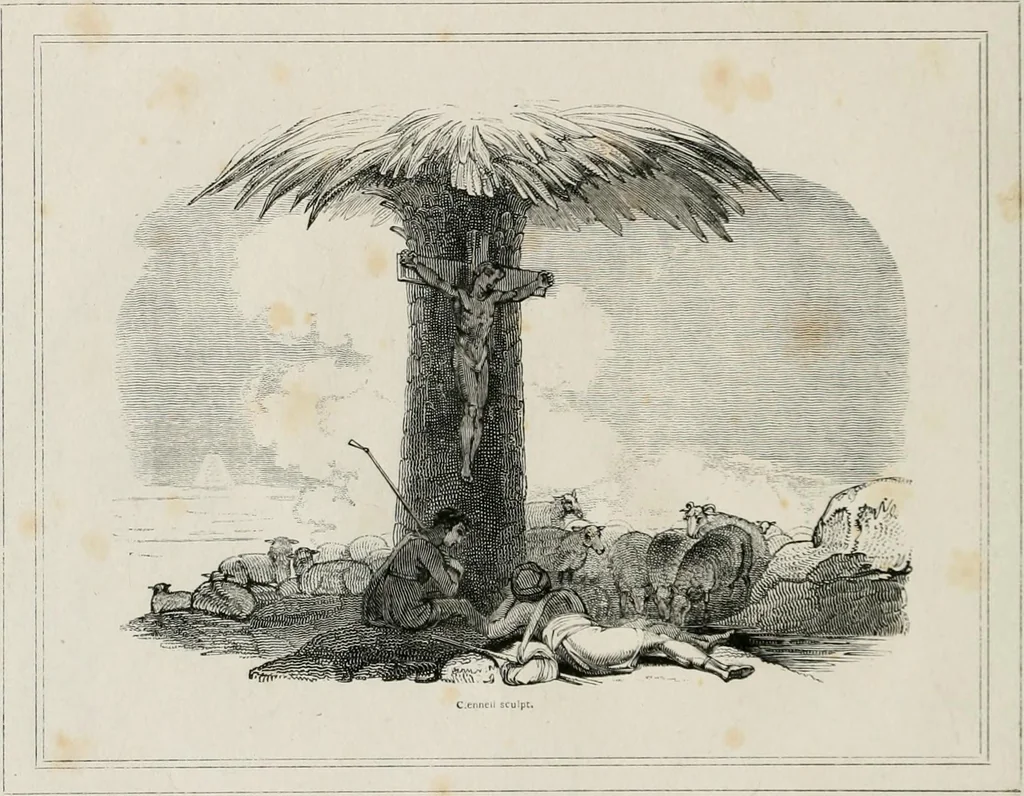 An illustration from Religious emblems : being a series of engravings on wood, executed by the first artists of that line, from designs drawn on the blocks themselves, 1809, leaf 33